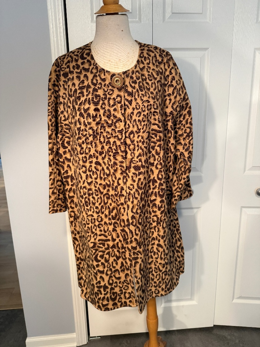 CABI cheetah print jacket